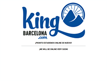 Tablet Screenshot of kingbarcelona.com